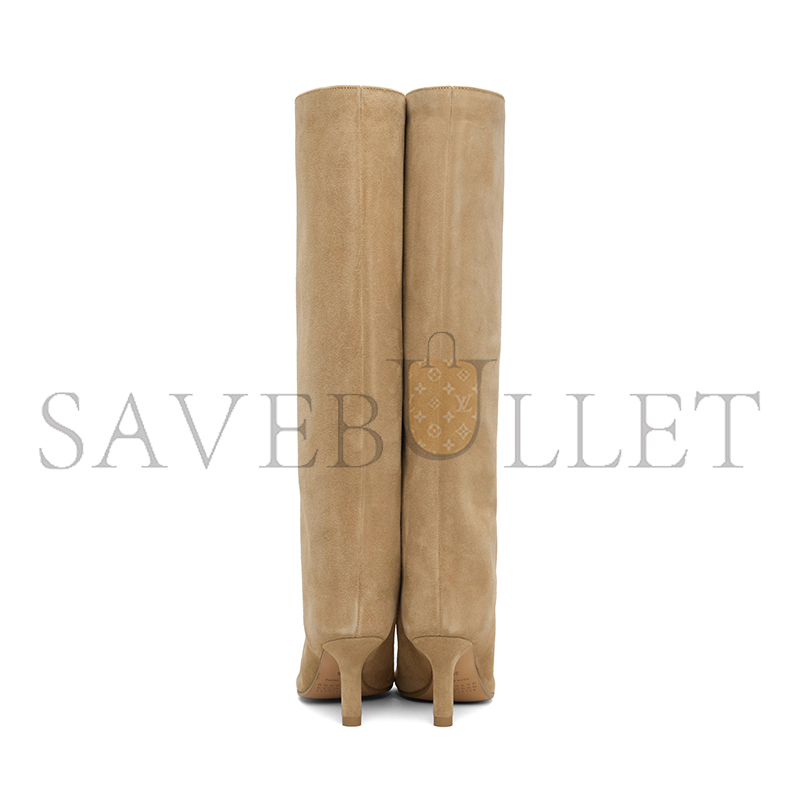 ma1s0n marg*e1a tan anaT0mic slip-on suede tall boots 252188f115000
